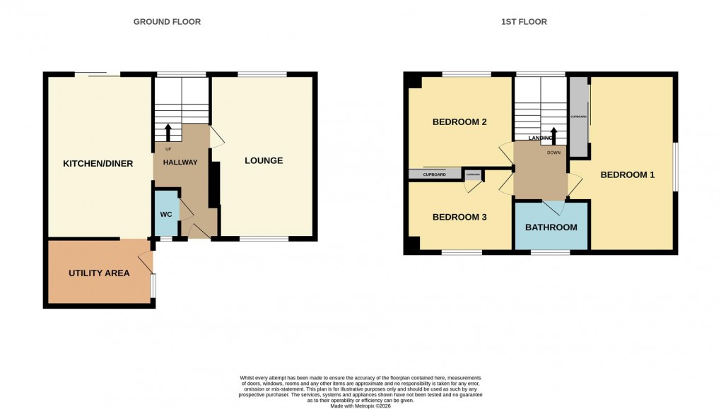 Floorplan for Edgcumbe Road, St. Austell
