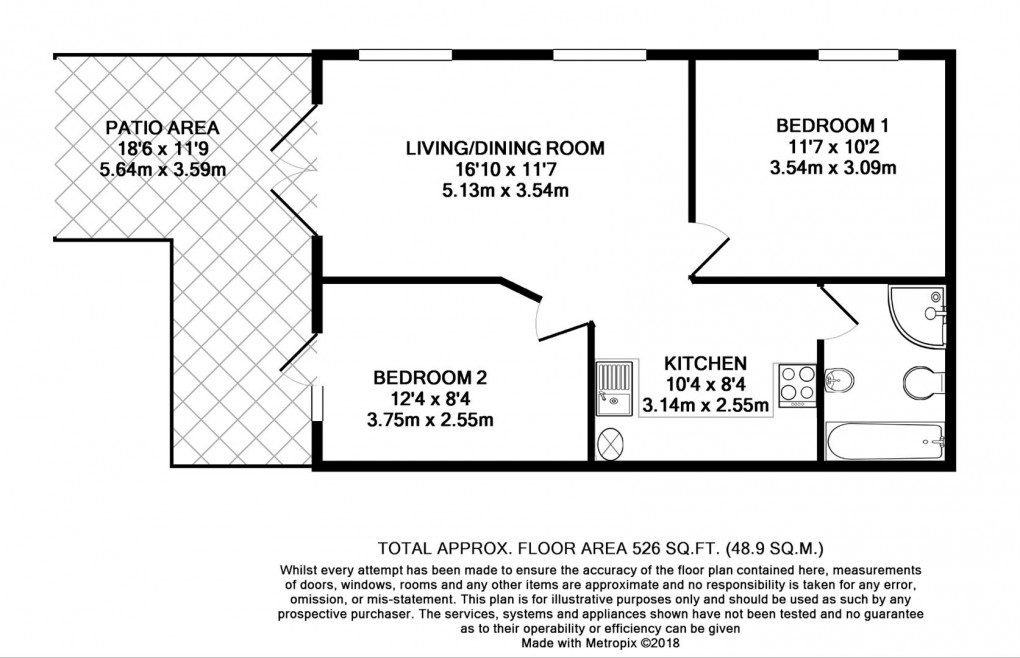 Floorplan for Station Road, Fowey