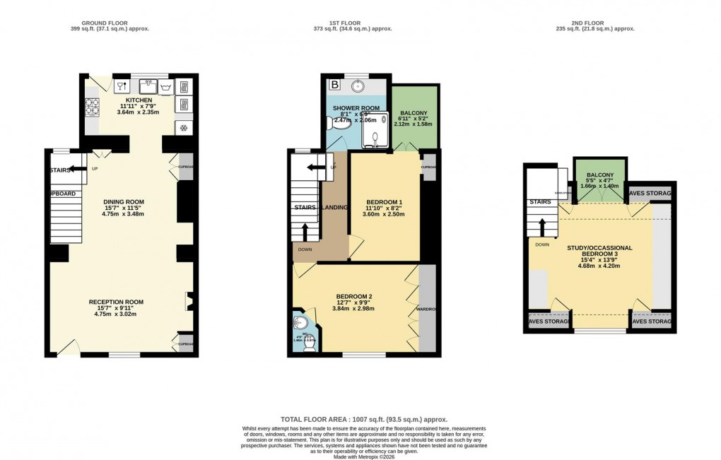Floorplan for Lostwithiel Street, Fowey