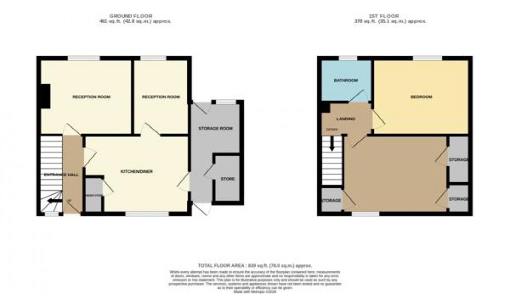 Floorplan for Poltair Avenue, St. Austell
