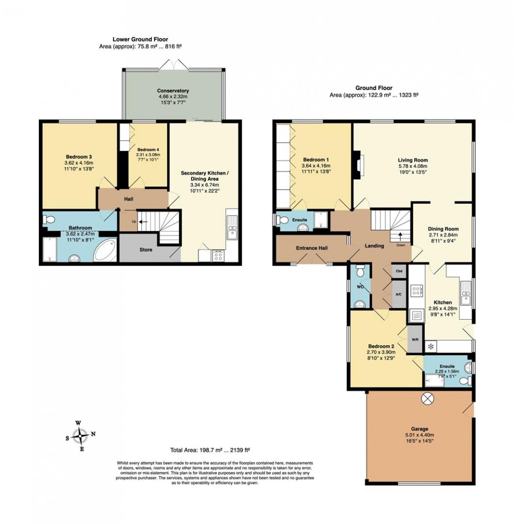 Floorplan for Ocean View, Polruan, Fowey
