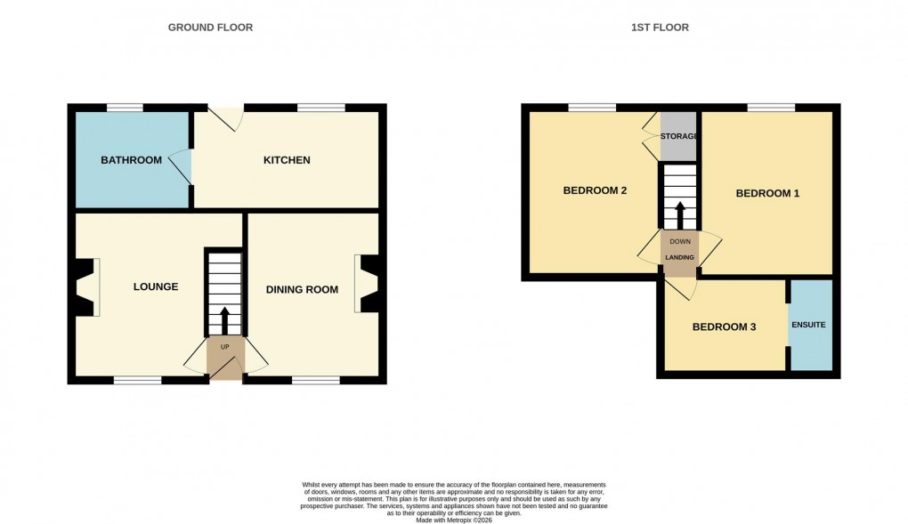 Floorplan for Fore Street, Bugle, St. Austell