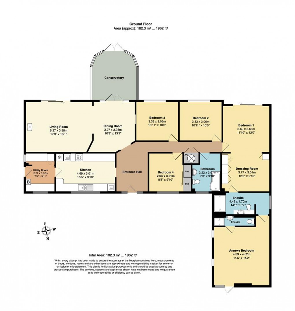 Floorplan for Penpillick, Par