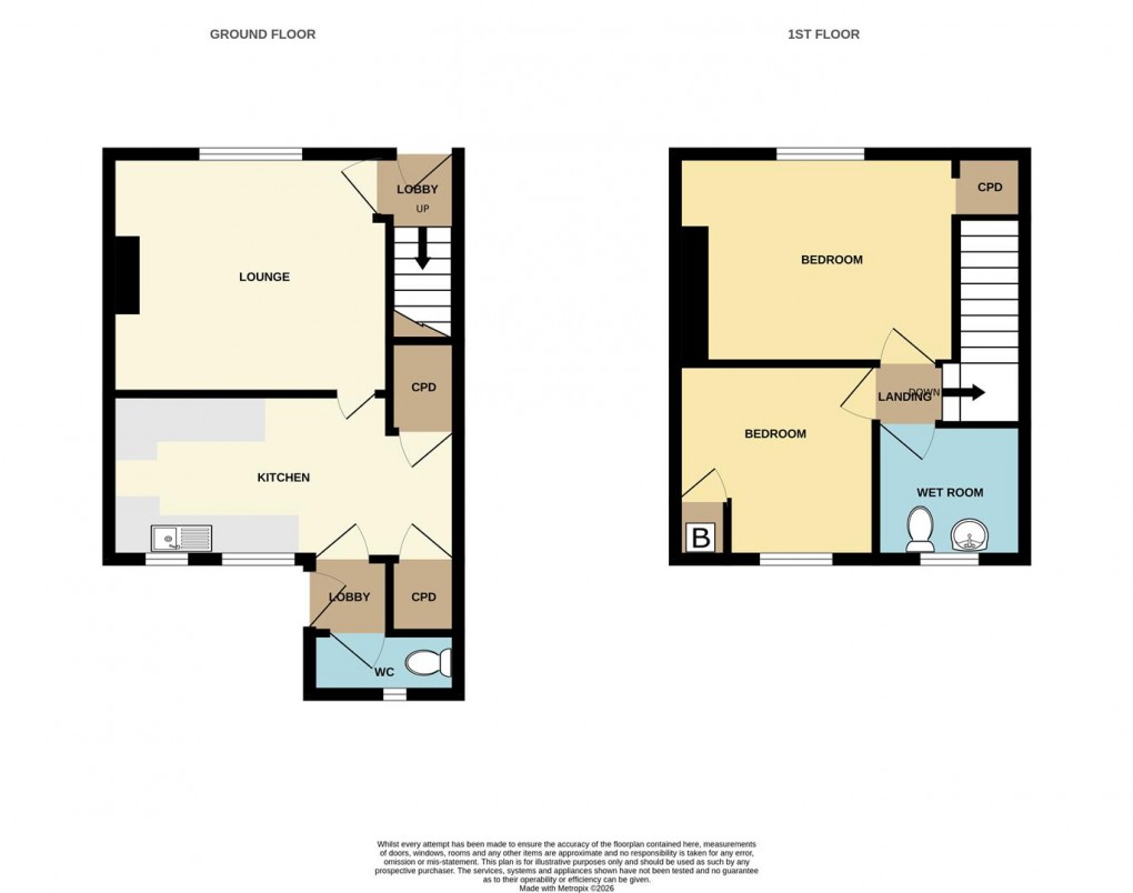 Floorplan for Dobell Road, St. Austell