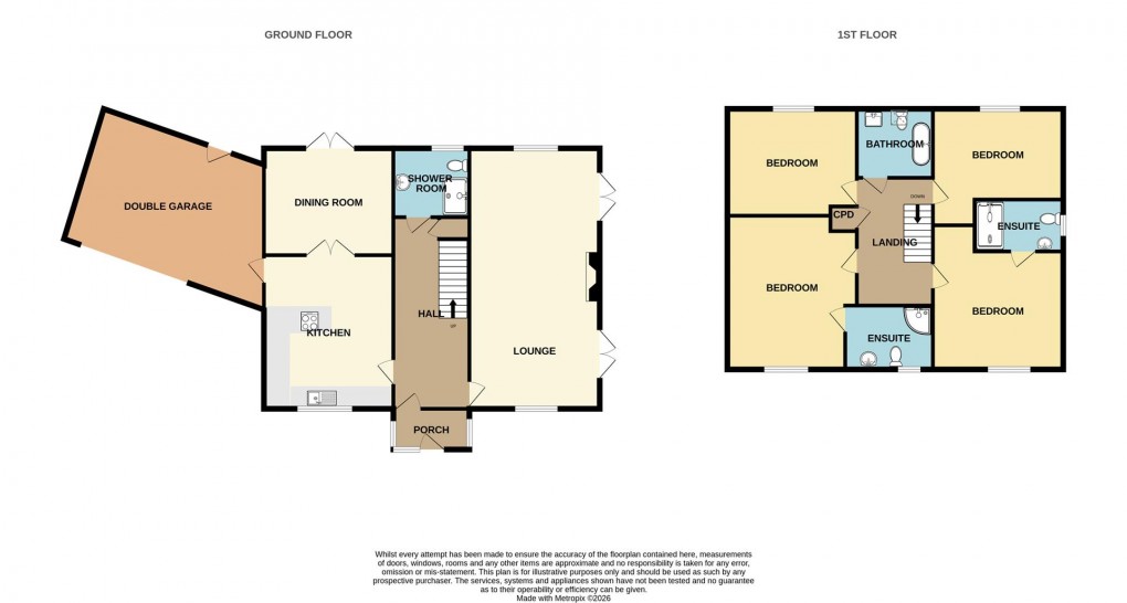 Floorplan for Lanjeth, St. Austell