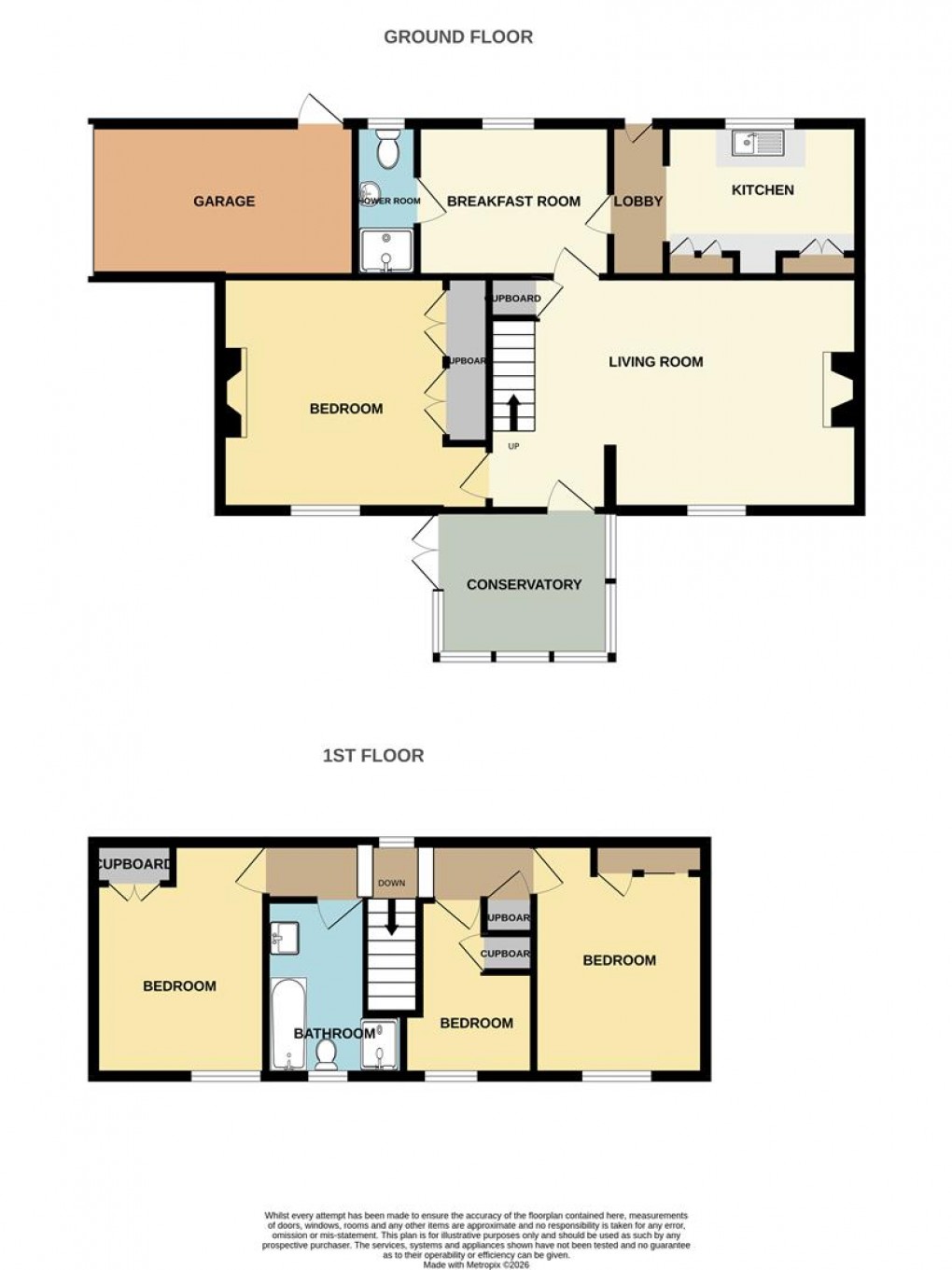 Floorplan for Fore Street, Polgooth, St. Austell