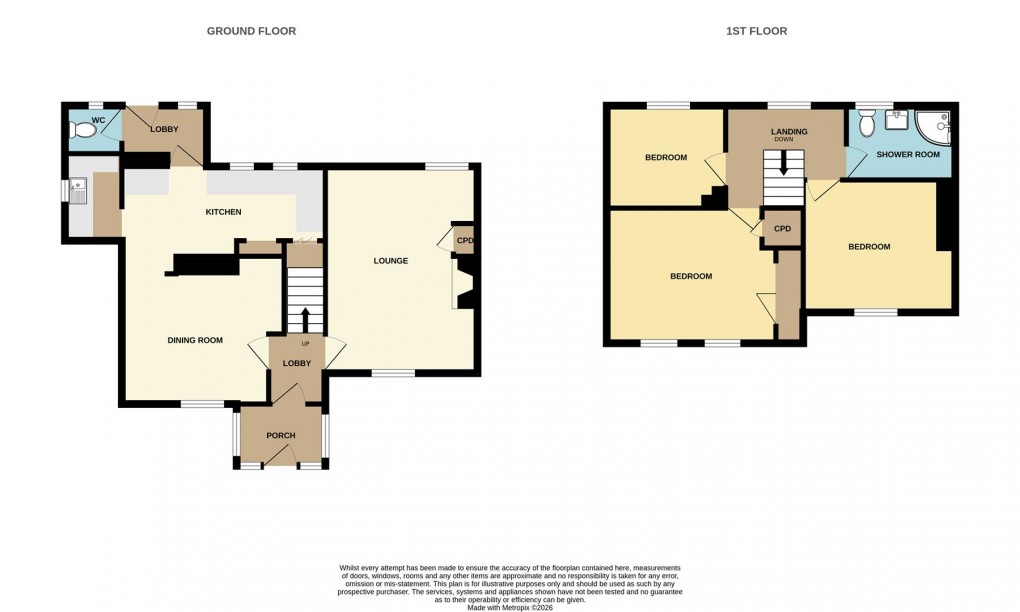 Floorplan for Central Avenue, St. Austell