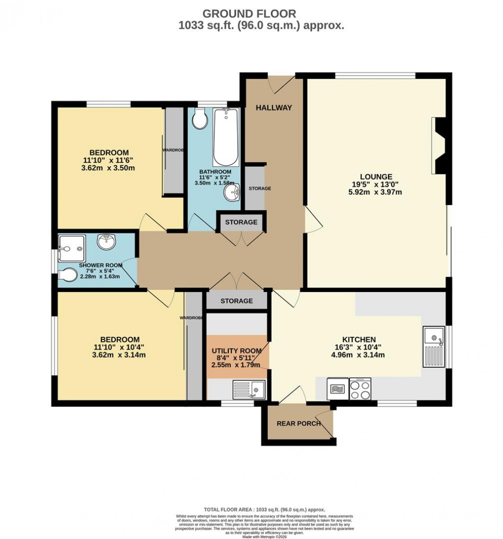 Floorplan for Trelispen Park Drive, Gorran Haven, St. Austell