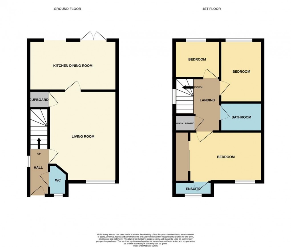 Floorplan for Larcombe Road, St. Austell