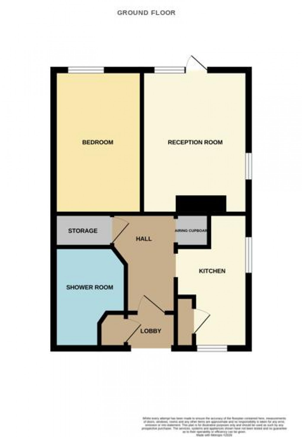 Floorplan for Trevithick Road, St. Austell