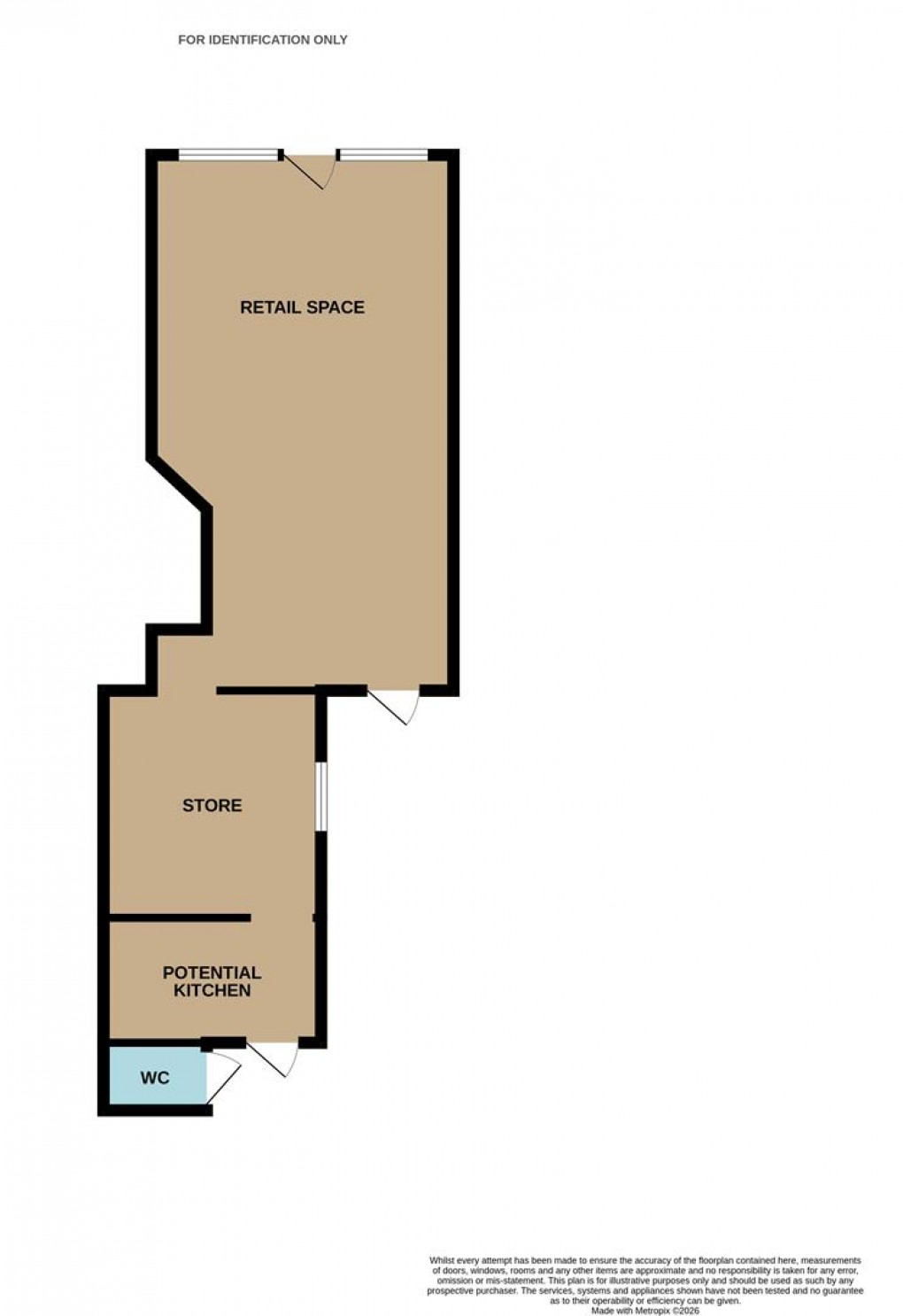 Floorplan for Mount Charles Road, St. Austell