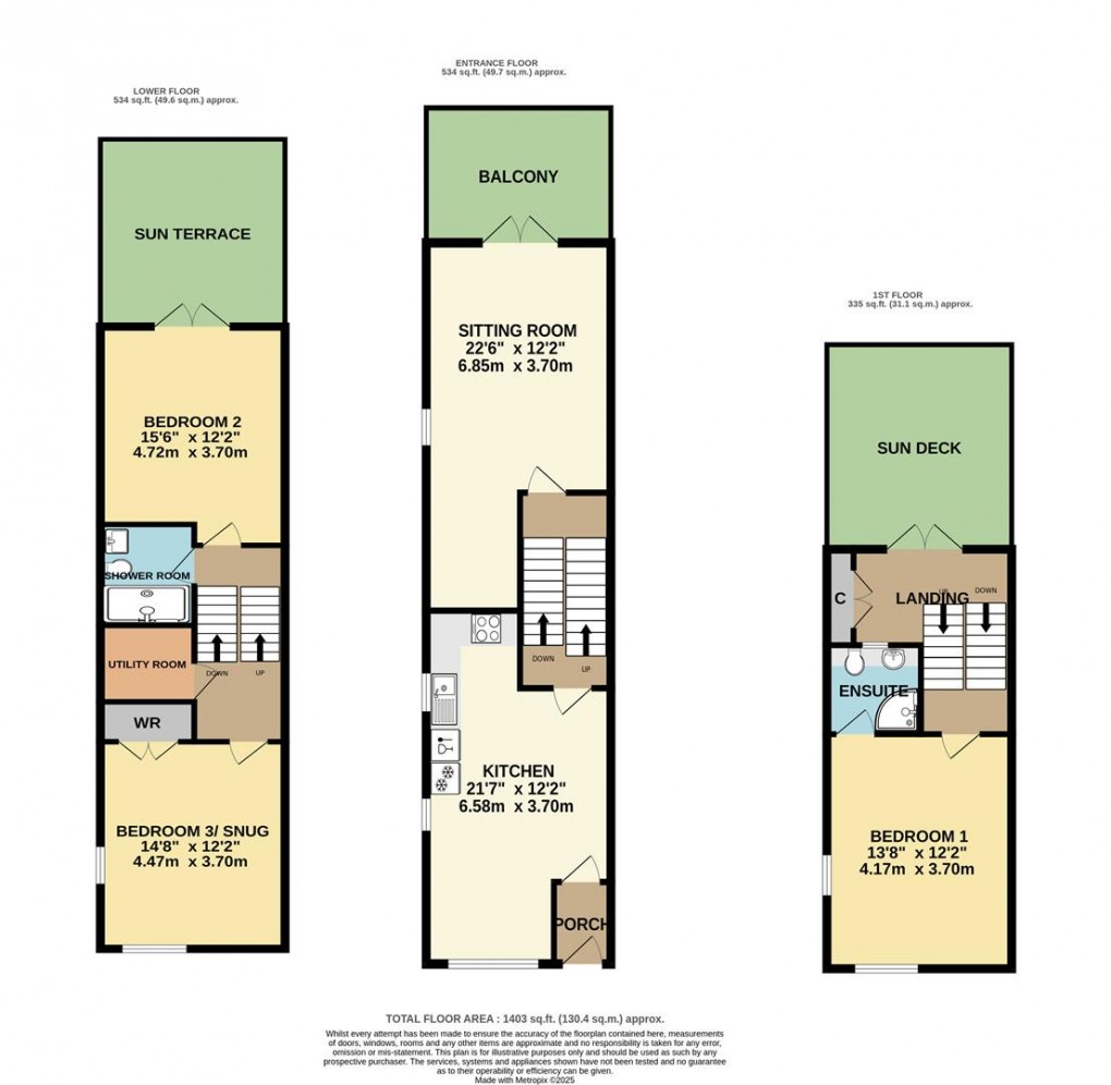 Floorplan for Daglands Road, Fowey