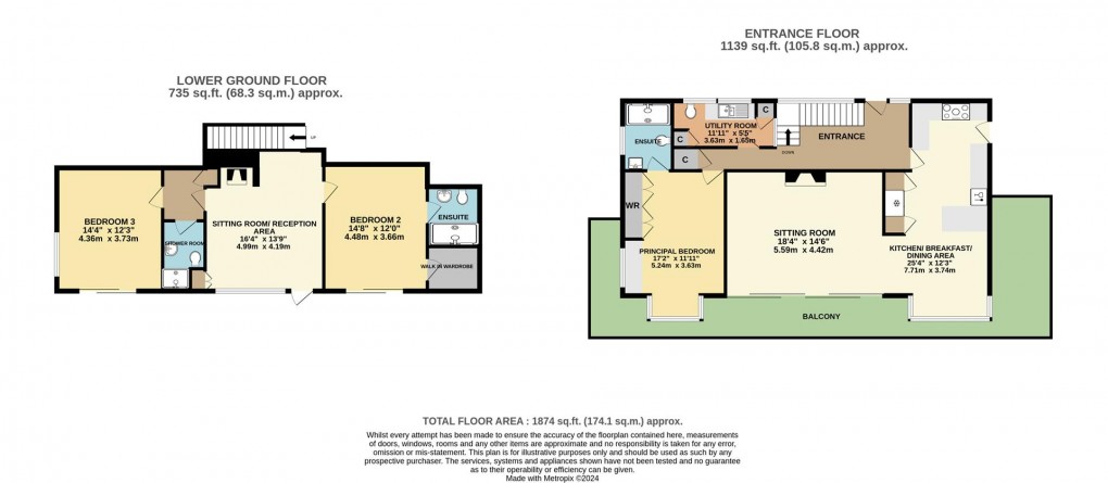Floorplan for St. Fimbarrus Road, Fowey