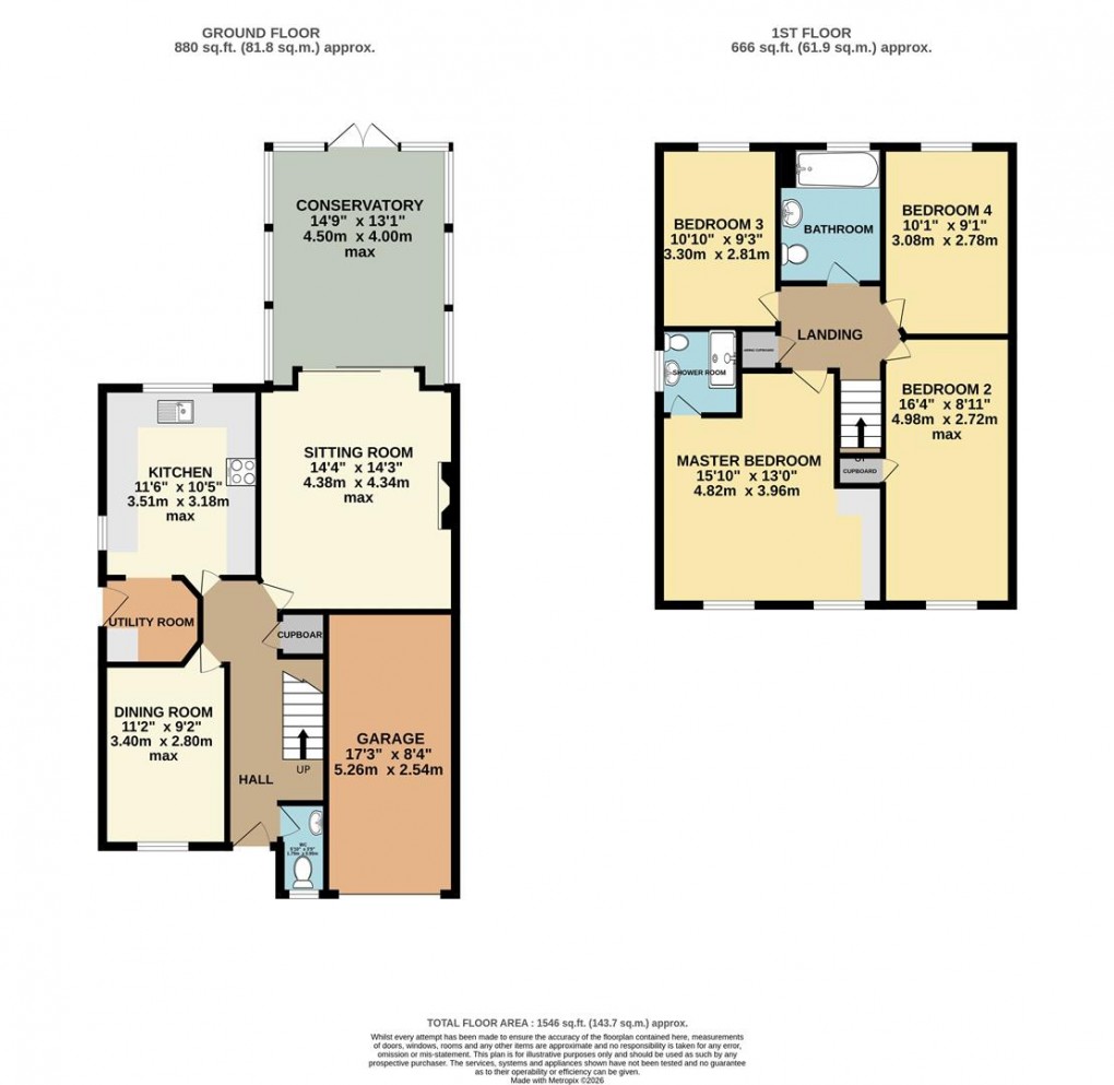 Floorplan for Pentreath Close, Fowey