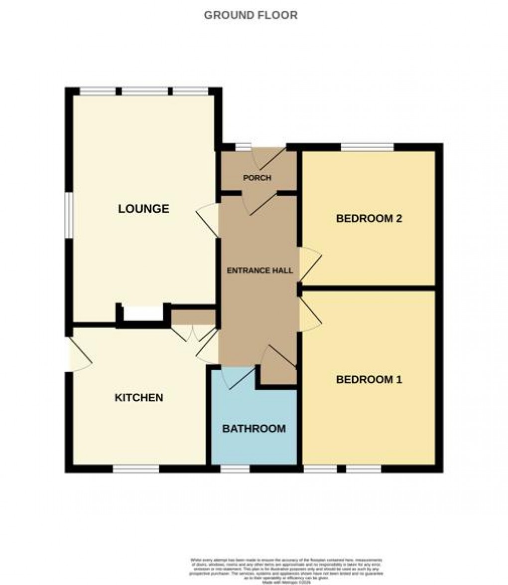 Floorplan for Portheast Way, Gorran Haven, St. Austell