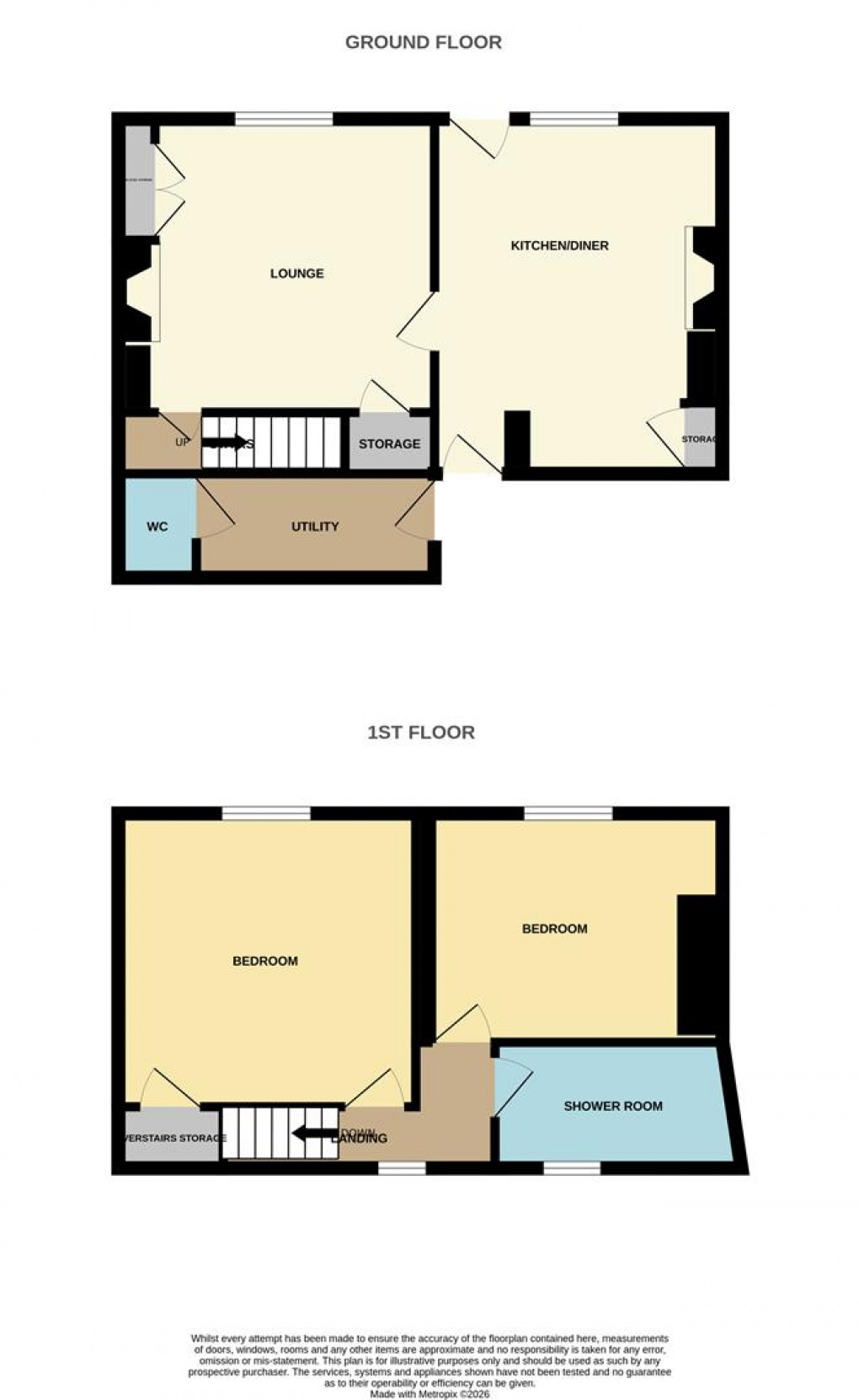 Floorplan for Charlestown Road, St. Austell