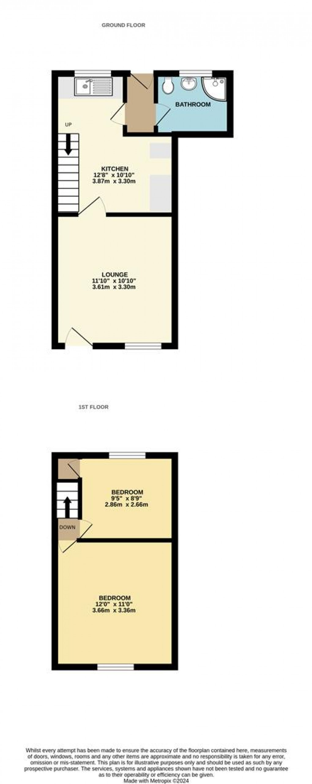 Floorplan for Fore Street, Nanpean, St. Austell