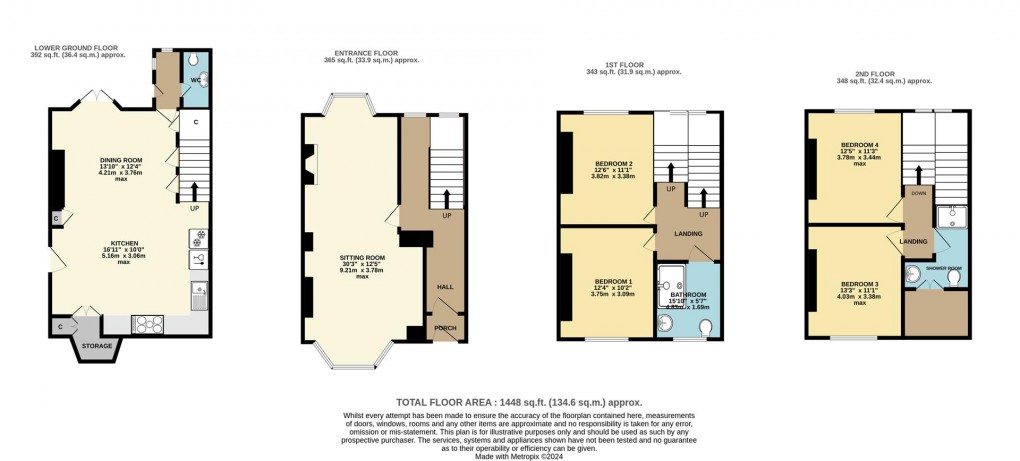 Floorplan for Daglands Road, Fowey