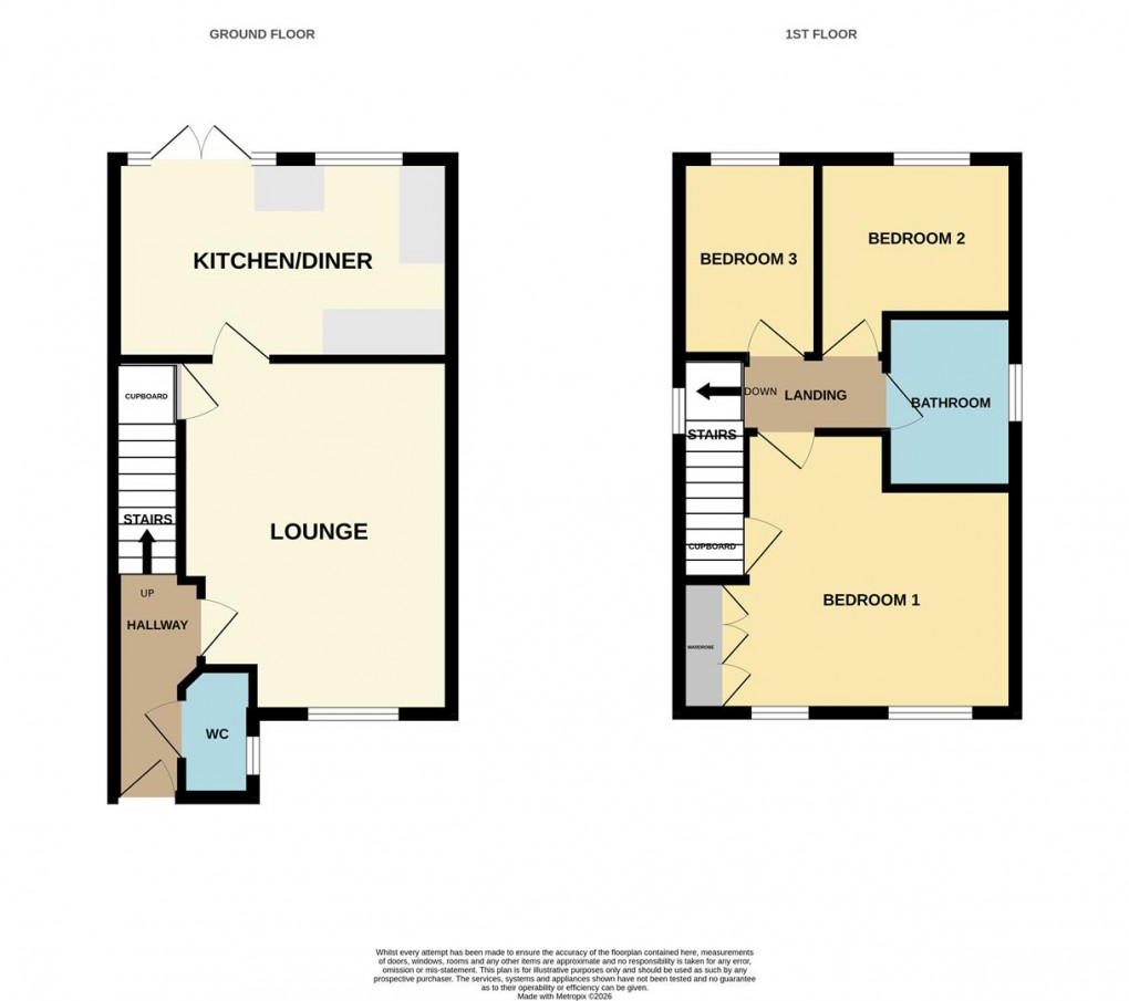 Floorplan for Carwollen Road, St. Austell