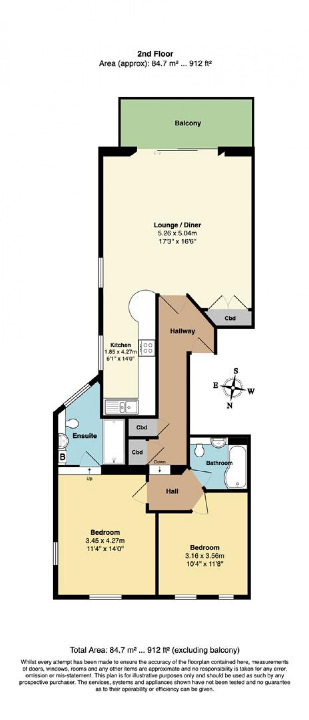 Floorplan for Tower Park, Fowey