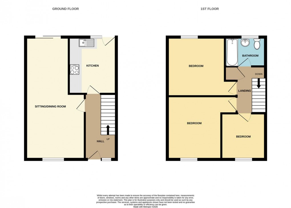 Floorplan for Trenarren View, St. Austell