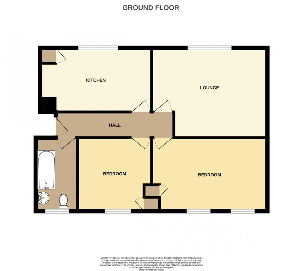 Floorplan for Moorland Road, St. Austell