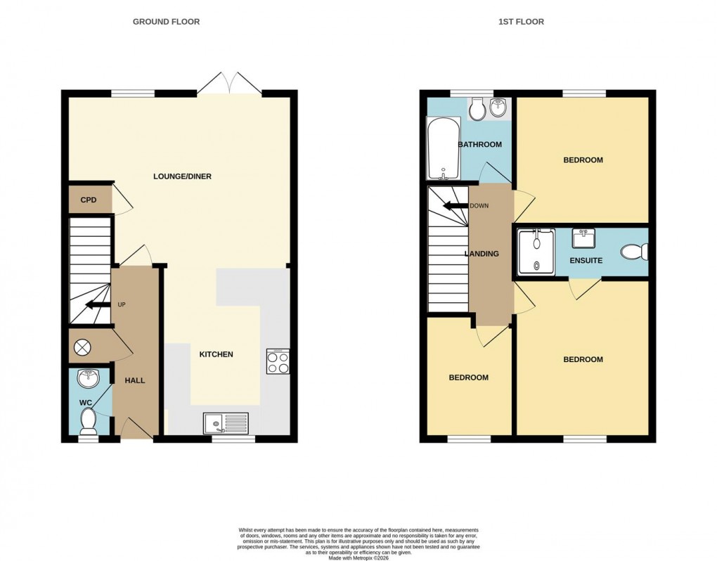 Floorplan for Sandy Hill, St. Austell