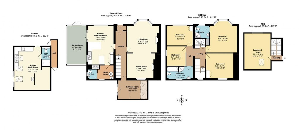 Floorplan for Cott Road, Lostwithiel