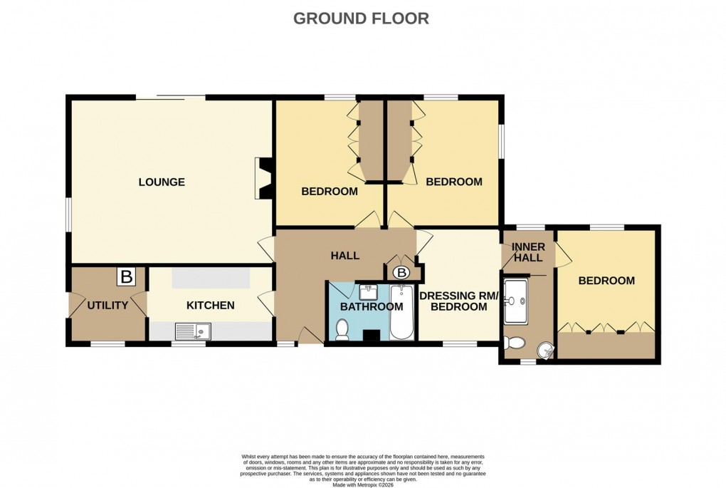 Floorplan for Gover Road, St. Austell