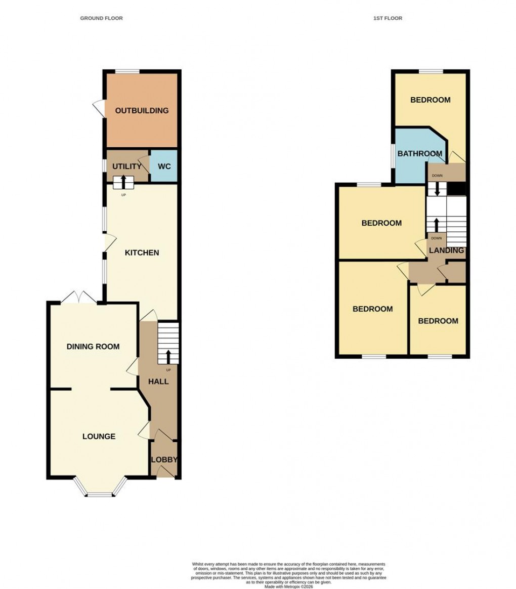 Floorplan for Alexandra Road, St. Austell