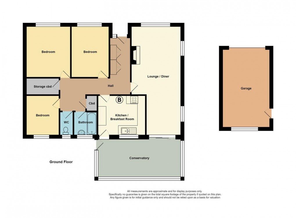 Floorplan for Menacuddle Lane, St. Austell