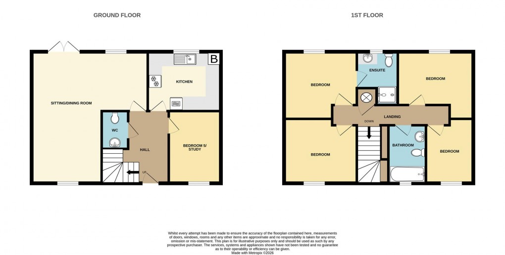 Floorplan for Pagoda Drive, Duporth, St. Austell