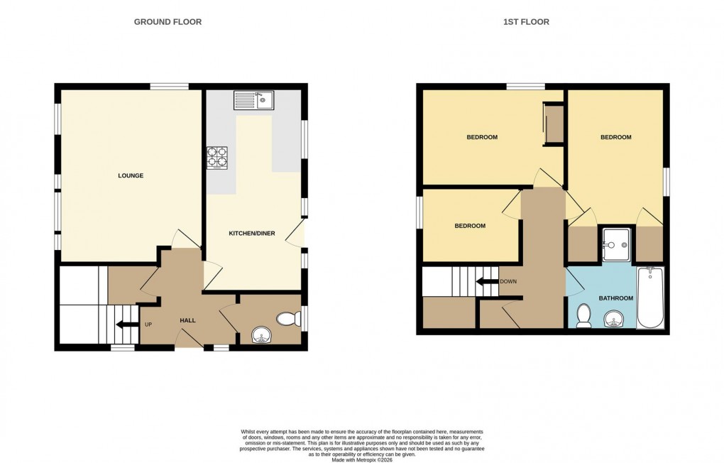 Floorplan for The Crescent, St. Austell