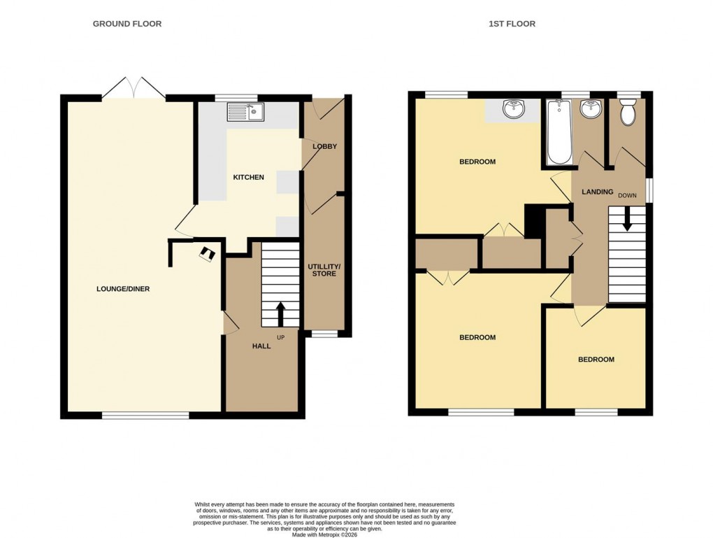 Floorplan for Killyvarder Way, St. Austell