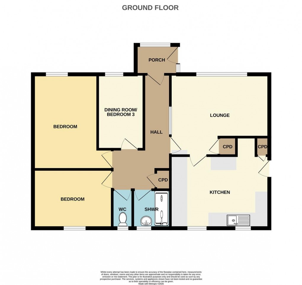 Floorplan for Edgcumbe Green, St. Austell
