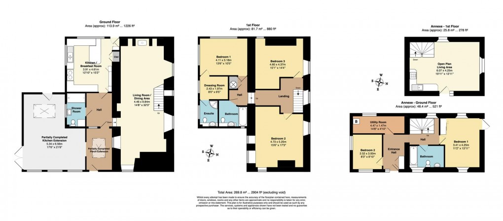 Floorplan for Willsland, Nr St. Veep, Lostwithiel