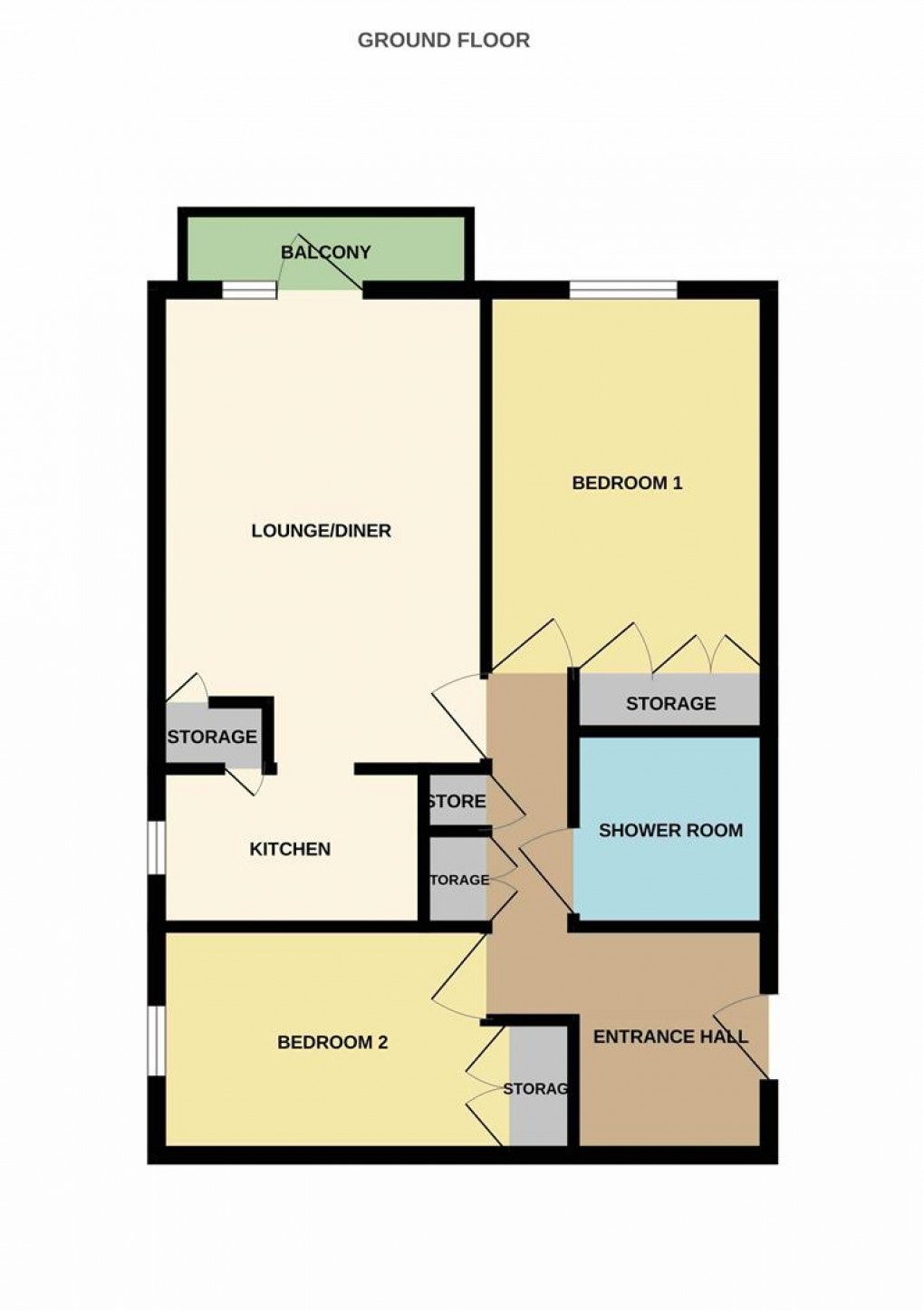 Floorplan for Chisholme Close, St. Austell