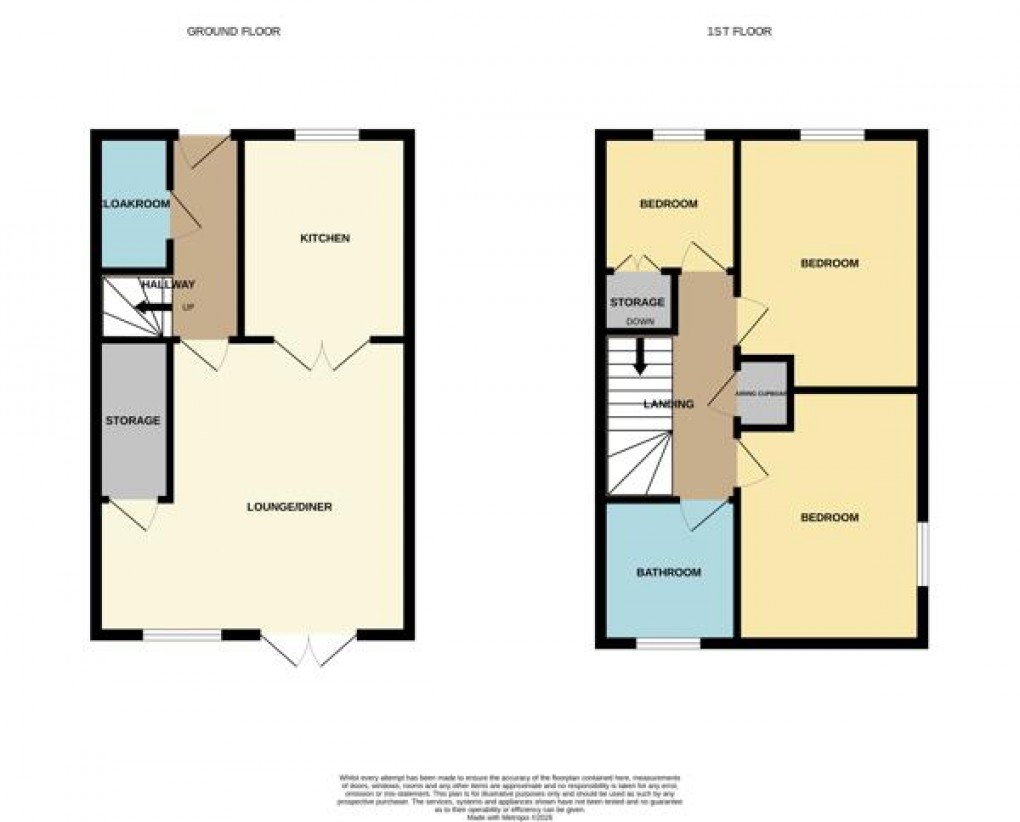 Floorplan for Bakery Close, St. Austell