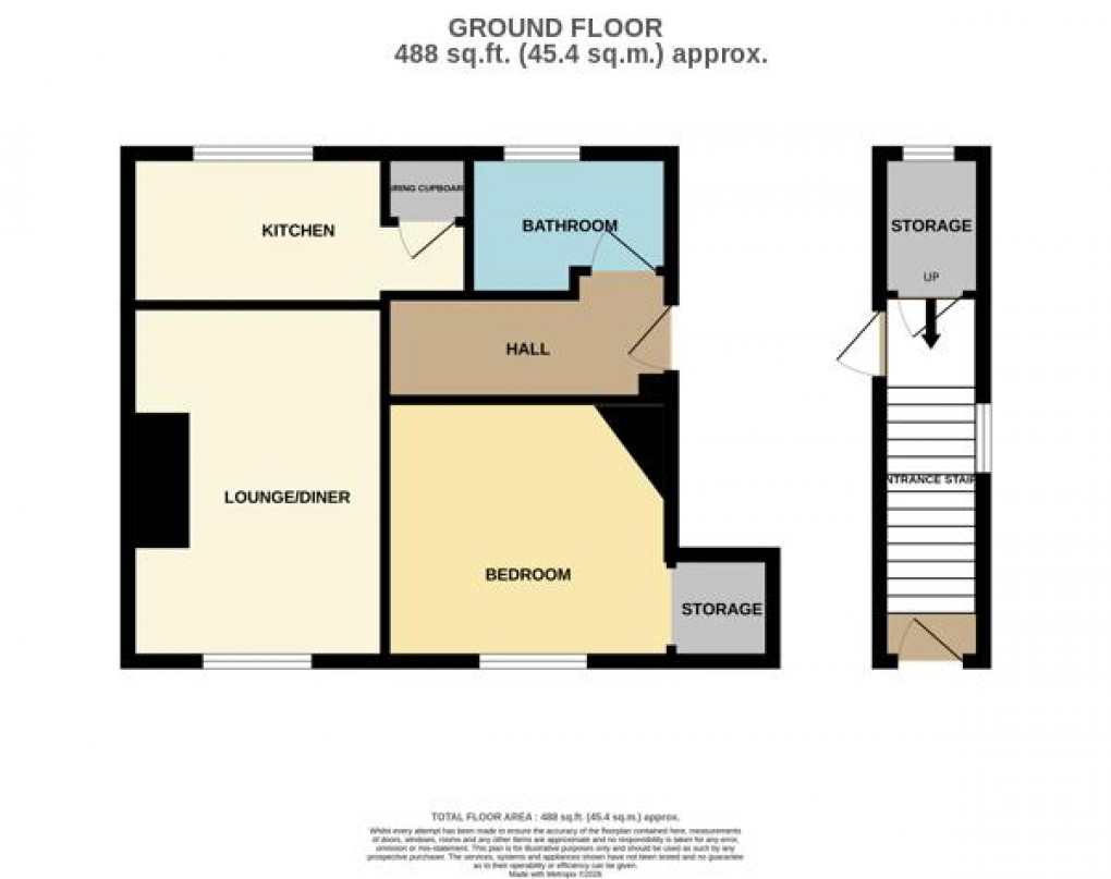 Floorplan for Polkyth Road, St. Austell