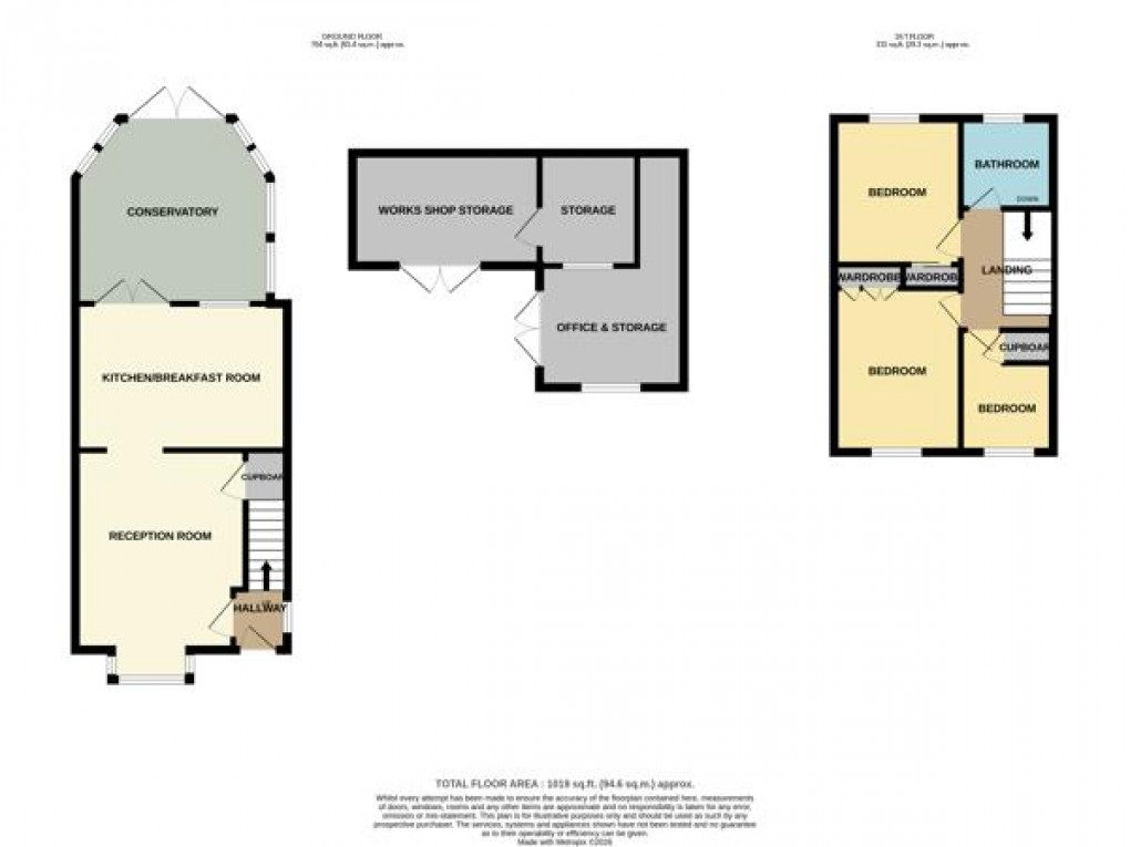 Floorplan for Longpark Way, St. Austell