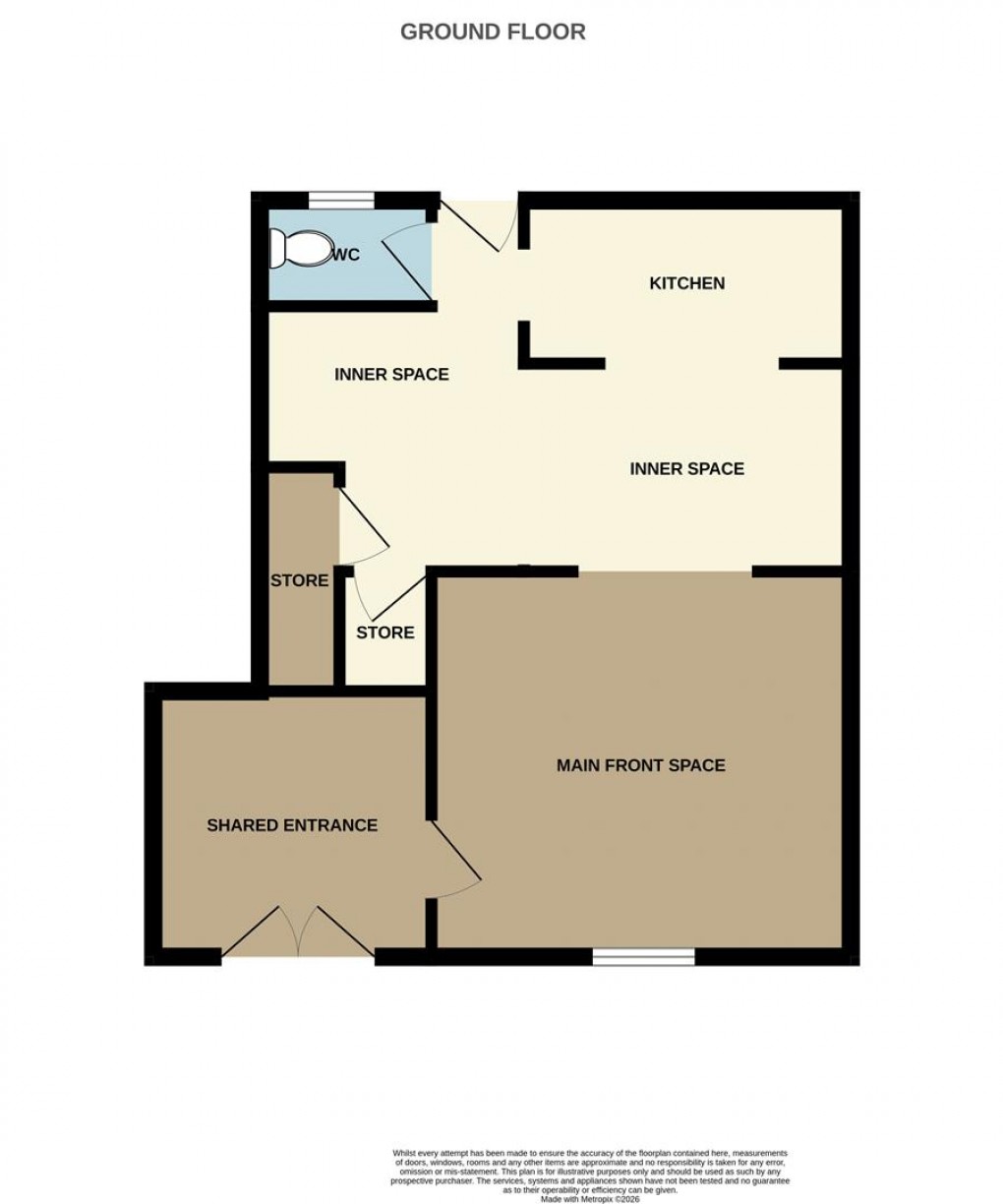 Floorplan for High Cross Street, ST AUSTELL